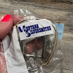 Vintage, Montana Silversmith, buckle set, still in bag.